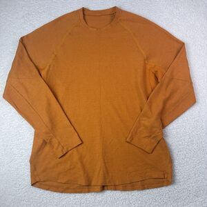 lululemon athletica Orange Long Sleeve Tee